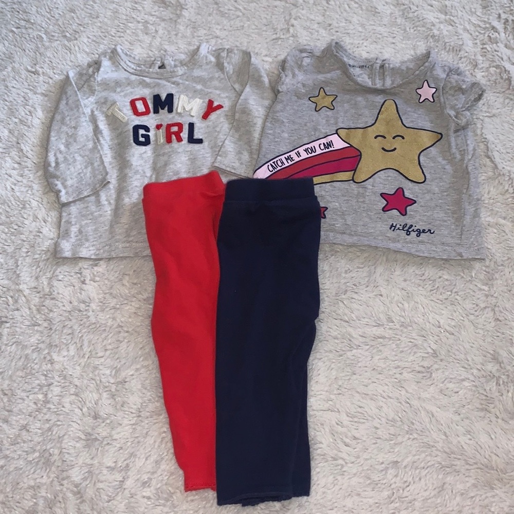 Tommy Hilfiger 3-6 month matching 4 piece set